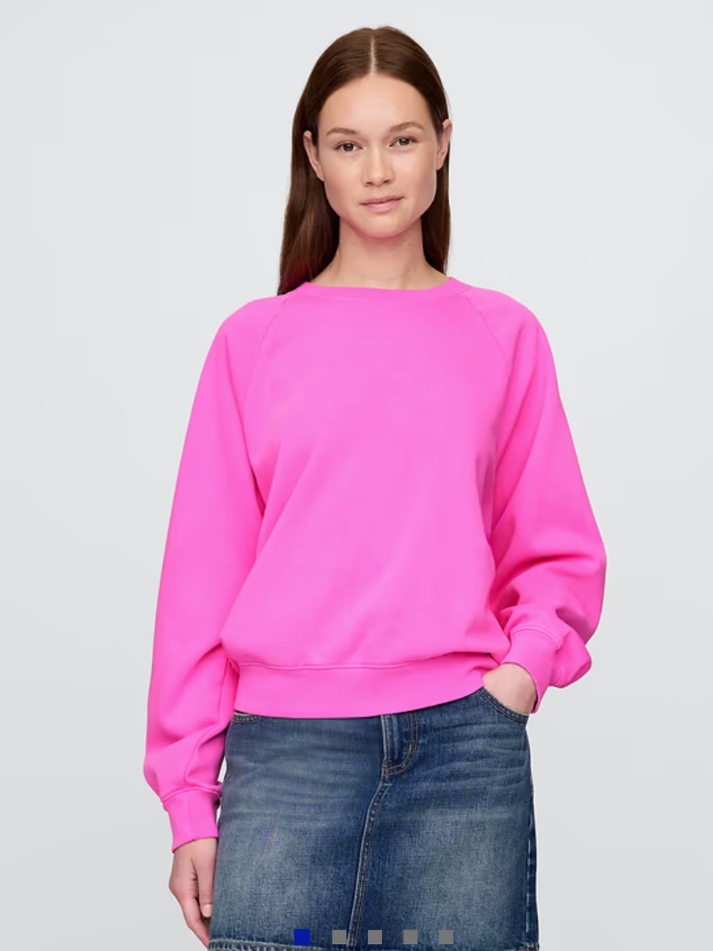 GAP Hot Pink Crewneck Sweatshirt
